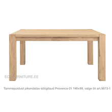 Lae piltide sirvija Pikendatav söögilaud Provence 01 140x90 9873