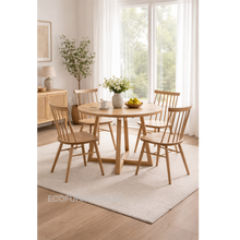 Lae piltide sirvija Pikendatav söögilaud Merbi 120-160x120 9767 + Tre toolid