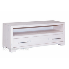 Lae piltide sirvija valge puidust tv alus