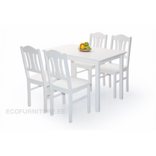 Lae piltide sirvija valge köögimööbel