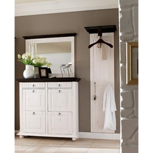 Lae piltide sirvija männipuidust mööbel esikusse