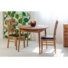 Lae piltide sirvija Söögilaud Scan Ø85 cm 9286 + 2 tooli Ronny 9162