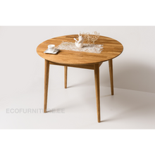 Lae piltide sirvija Pikendatav söögilaud Scan 100x100-130 cm  9281+ 2 tooli Sandra 9130