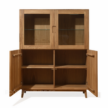 Lae piltide sirvija nelja uksega vitriinkapp