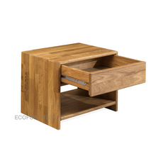 Lae piltide sirvija täispuidust öökapp