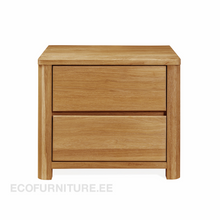 Lae piltide sirvija tammepuidust öökapp