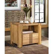 Lae piltide sirvija tammepuidust öökapp