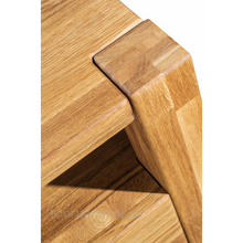 Lae piltide sirvija tammepuidust öökapp