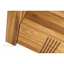 Lae piltide sirvija tammepuidust öökapp