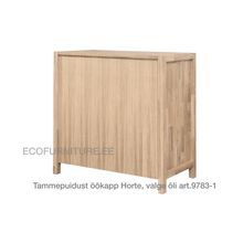 Lae piltide sirvija tammepuidust Öökapp Horte 9783 valge õli