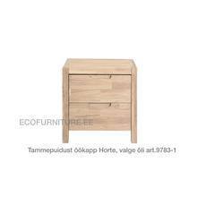 Lae piltide sirvija tammepuidust Öökapp Horte 9783 valge õli