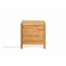 Lae piltide sirvija tammepuidust öökapp