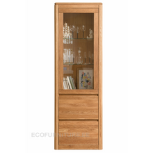 Lae piltide sirvija tammepuidust Vitriinkapp