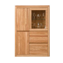 Lae piltide sirvija klaasiga vitriinkapp