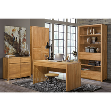 Lae piltide sirvija tammepuidust kontorimööbel