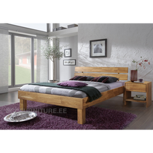 Lae piltide sirvija täispuidust voodi 90x200