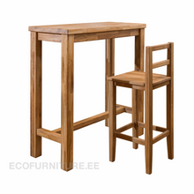 Lae piltide sirvija tammest baarilaud ja baaritool