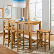 Lae piltide sirvija Kõrge puidust baarilaud