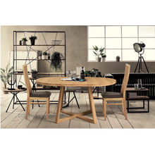 Lae piltide sirvija Pikendatav söögilaud Merbi 120-160x120 9767 + 2 tooli Sandra 9143