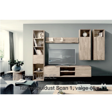 Lae piltide sirvija elutoakomplekt scan1 tamm valge õli