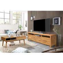 Lae piltide sirvija tammepuidust TV alus Horte 2 õli