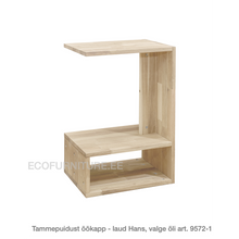 Lae piltide sirvija tammepudiust Öökapp - laud Hans 9572-1