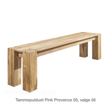 Lae piltide sirvija tammepuidust Pink Provence 03 valge õli