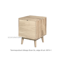Lae piltide sirvija tammepuidust Öökapp Scan 2s 9574-1 valge õli