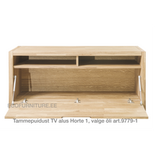 Lae piltide sirvija tammepuidust tv alus horte valge õli