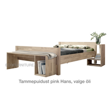 Lae piltide sirvija tammepuidust Pink Hans valge õli