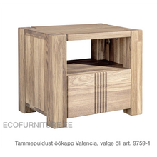 Lae piltide sirvija tammepuidust Öökapp Valencia 9759-1 valge õli