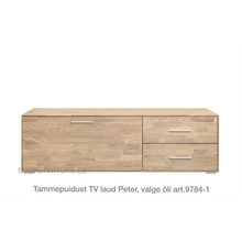 Lae piltide sirvija tammepudiust Kummut Peter 9784-1 valge õli