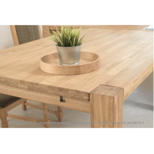 Lae piltide sirvija tammepuidust Pikendatav söögilaud Provence 01 160x90 valge õli
