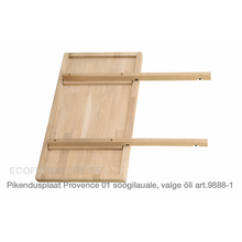 Lae piltide sirvija tammepudiust Pikendusplaat Provence 01 söögilauale valge õli 9888-1