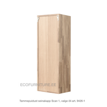 Lae piltide sirvija tammepuidust Seinakapp Scan 1 9426-1 valge õli