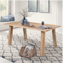 Lae piltide sirvija tammepudiust Söögilaud Milano 180x90 9770-1 valge õli