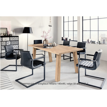 Lae piltide sirvija tammepudiust Söögilaud Milano 180x90 9770-1 valge õli