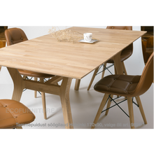 Lae piltide sirvija tammepudiust Söögilaud Helsinki 170x90 9894-1 valge õli