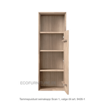 Lae piltide sirvija tammepuidust Seinakapp Scan 1 9426-1 valge õli