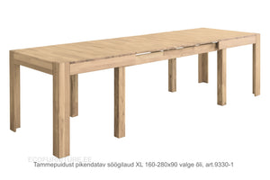 Pikendatav söögilaud XL 160-280x90 9330