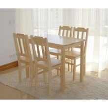 Lae piltide sirvija laud ja neli tooli
