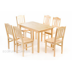 laud ja kuus tooli