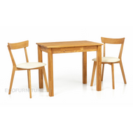 Söögilaud Lem 1 90x90cm 9241 + 2 tooli Viola 9170